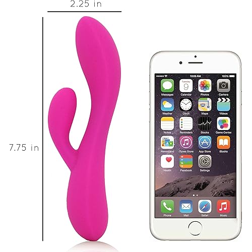 Sweet Vibes, The Perfect Match | Flexible Rabbit Vibrator, Sex Toy for Women & Couples, G Spot, and Clitoral Stimulator Vibrator Pink