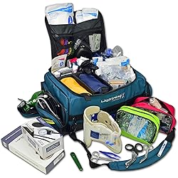 Lightning X Jumbo Medic First Responder EMT Trauma Bag Stocked First Aid Trauma Fill Kit D