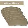 ZenToes Heel Protectors Back of Shoes Cushioned Adhesive Liner Inserts for Men and Women - 8 Count Tan