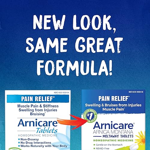 Boiron Arnicare, 60 Tablets, Homeopathic Medicine for Pain Relief