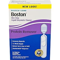 Bausch & Lomb Boston One Step Liquid Enzymatic Cleaner, Protein Remover 3.60 mL