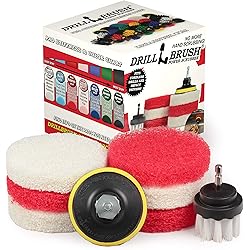 Cleaning Supplies - Bathroom Accessories - Scouring Pad Kit - Grout Cleaner - Scrub Pads - Shower Cleaner - Bathtub -Tile - Bath Mat - Bathroom Sink - Scrubber - Shower Door - Glass Cleaner