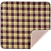 NOVA Plaid Design Waterproof Reusable Underpad with 100% Cotton Skin Soft Top Layer, Washable Incontinence Bed & Surface Overlay, Super Absorbent, 32” x 36