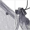 4 Pack Mosquito Head Net Face Mesh Net Head Protecting Net for Outdoor Hiking Camping Climbing Walking Mosquito Fly Insects Bugs Preventin Regular Size, Grey