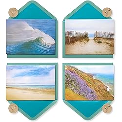 Papyrus Blank Cards with Keepsake Box, By the Sea 20-Count