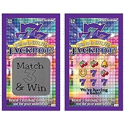 Pregnancy Announcement Scratch-Off Lottery Tickets, New Baby Game, 5 Cards My Scratch Offs