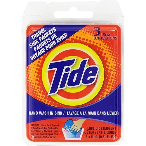 Tide Sink Pack Liquid Laundry Detergent, 0.51 oz, Pack of 12