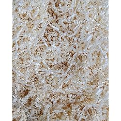 34;Soft & Thin" Cut Crinkle Paper Shred Filler 12 LB for Gift Wrapping & Basket Filling - Cream | MagicWater Supply