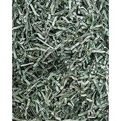 34;Soft & Thin" Cut Crinkle Paper Shred Filler 12 LB for Gift Wrapping & Basket Filling - Sage | MagicWater Supply