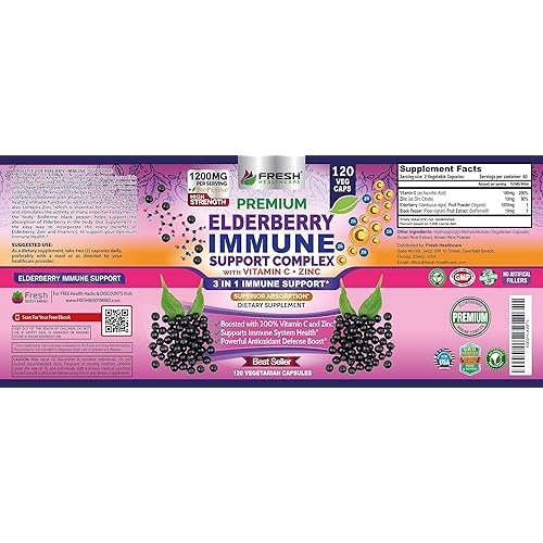Moringa and Elderberry Immune Support Complex - Bundle
