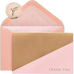 Papyrus Thank You Cards with Envelopes, Geometric 14-Count