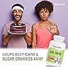 NaturalSlim Crave Control - Help Stop Sugar Cravings, Energy & Metabolism Support w Amino Acid L-glutamine & Vitamin Thiamine B1 - 180 Capsules