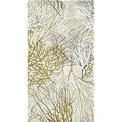 100 Sea Fans Guest Napkins 3 Ply Disposable Paper Pack Sea Fan Dinner Hand Napkin for Summer Bathroom Powder Room Wedding Anniversary Holiday Birthday Party Bridal & Baby Shower Decorative Towels