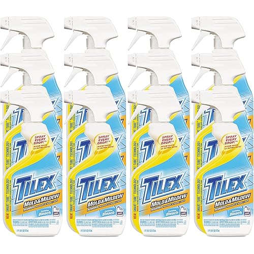 Tilex Mold and Mildew Remover Spray, 16 Fluid Ounce 12-Pack