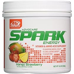 AdvoCare Spark Energy Drink Mango Strawberry, 10.5 Ounce