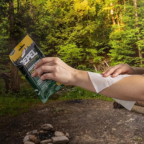Repel Insect Repellent Mosquito Wipes 30% DEET 15 Count