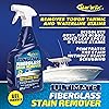 STAR BRITE Ultimate Fiberglass Stain Remover Gel Spray - Gel "Sticks" & Penetrates to Remove Tough Stains Without Heavy Scrubbing