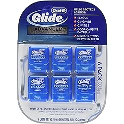 Oral-B Glide Pro-Health Advanced Floss, 6 Count Pack of 1