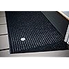 EZ-ACCESS Transitions Rubber Angled Entry Mat, Black, 1.5 Inch Rise