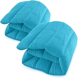 Microwavable Heating Pads Set of 2 Natural Moist Heat Pad for Back Pain, Neck and Shoulders, Nerve, Cramps, Lower Lumbar Relief
