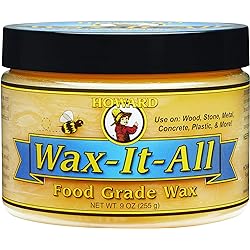 Howard Products WAX009 Food-Grade Wax, 9 Ounce Pack of 1, Cream