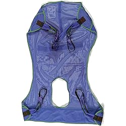 ProHeal Universal Full Body Mesh Lift Sling with Commode Opening, Large, 55 L x 42 - Polyester Slings for Patient Lifts - Compatible with Hoyer, Invacare, McKesson, Drive, Lumex, Joerns