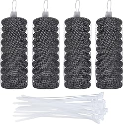 Hotop 40 Pack Lint Traps with 40 Pack Nylon Cable Ties for Washing Machine