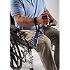 Patient Aid Thigh Lifter Strap, Leg Lift Assist Band with Padded Wrist Strap for Lifting, Movement, Transfer - Mobility Device for Disabled, Elderly, Limited Mobility, After Surgery Bed Rest