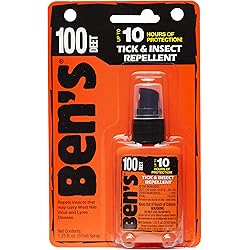 Ben's 100% DEET Mosquito, Tick and Insect Repellent, 1.25 Ounce Pump, 3 Count