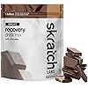 SKRATCH LABS Post Workout Recovery Drink Mix with Chocolate, 21.2 oz, 12 Servings with Complete Milk Protein of Casein, Whey, Probiotics, Gluten Free, Kosher, Vegetarian