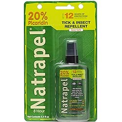 Natrapel Mosquito, Tick and Insect Repellent, 3.4 Ounce Pump