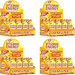 Vitamin Energy Immune Shot, Tango Orange Flavor, Up to 7 Hours of Energy, 1.93 Fl Oz, 48 Count