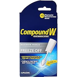 Compound W Wart Remover, Freeze Off Kit, 8 ct