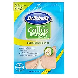 Dr. Scholl's Extra Thick Callus Removers 4 Cushions ea