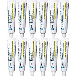 Globe Triple Antibiotic First Aid Ointment, 1 oz | 12-Pack | First Aid Antibiotic Ointment, 24-Hour Infection Protection, Wound Care Treatment for Minor Scrapes, Burns and Cuts | 12 Pack