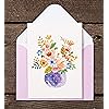 Blank Cards with Envelopes - 24 Floral Blank Note Cards with Envelopes – 4 Assorted Cards for All Occasions! Blank Notecards and Envelopes Stationary Set for Personalized Greeting Cards-4x5.5&#34
