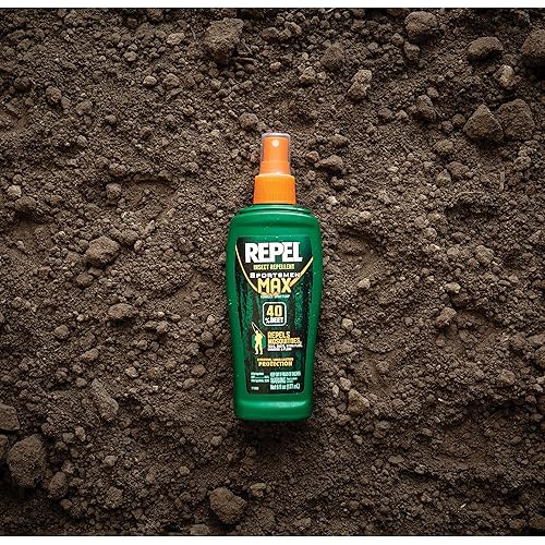 Repel 24101 Bee Sportsmen Max Formula Spray Pump 40% DEET, 26-Oun, 6 ounce - 2 pack, Green