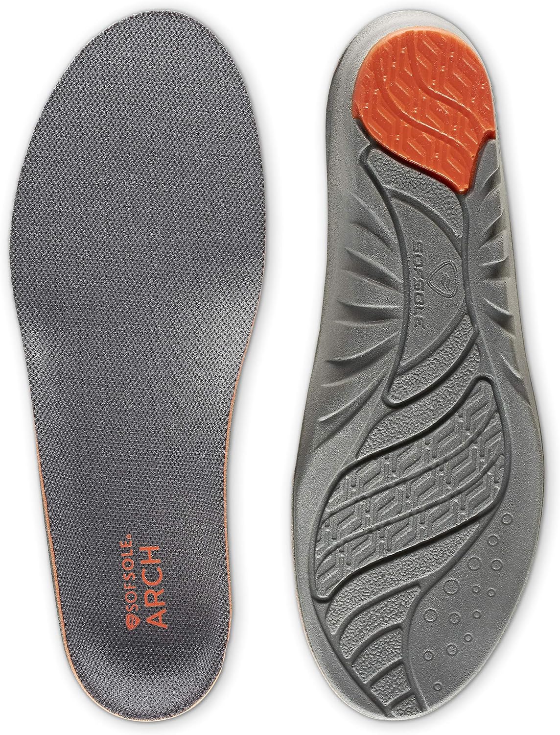 Sof Sole Insoles Men's High Arch Performance Full-Length Foam Shoe Insert