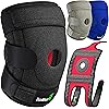 TechWare Pro Knee Brace Support - Knee Braces for Knee Pain. Relieves ACL, LCL, MCL, Meniscus Tear, Arthritis, Tendonitis Pain. Dual Stabilizers Non Slip Neoprene. Adjustable Bi-Directional Straps -5 Sizes