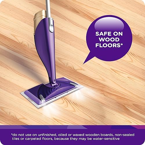 Swiffer WetJet Mops for Floor Cleaning, Hardwood Floor Cleaner Spray Mop Pad Refill, 20 Count